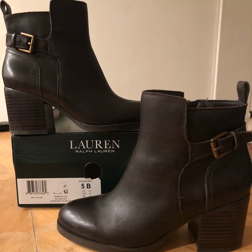Ralph Lauren Dark Brown Boots